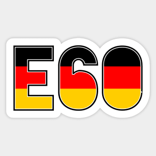 E60 German Sticker